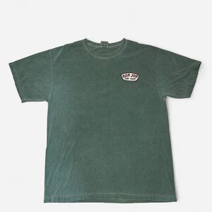 Ron Jon Surf Shop Comfort Colors Green Graphic Tee Size L (Distressed)